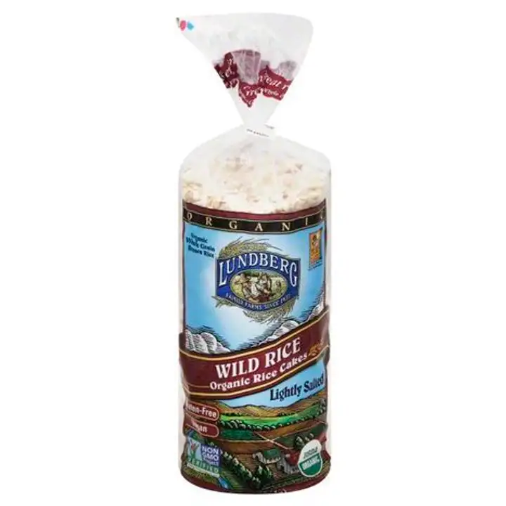 Order Lundberg Rice Cakes, Organic, Wild Rice, Lightly Salted - 8.5 Ounces food online from Whole Foods Co-Op Denfeld store, Duluth on bringmethat.com