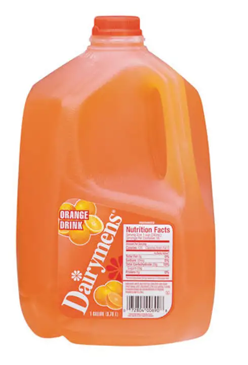 Order Dairymens Orange Drink - Gallon food online from Fligner Market store, Lorain on bringmethat.com