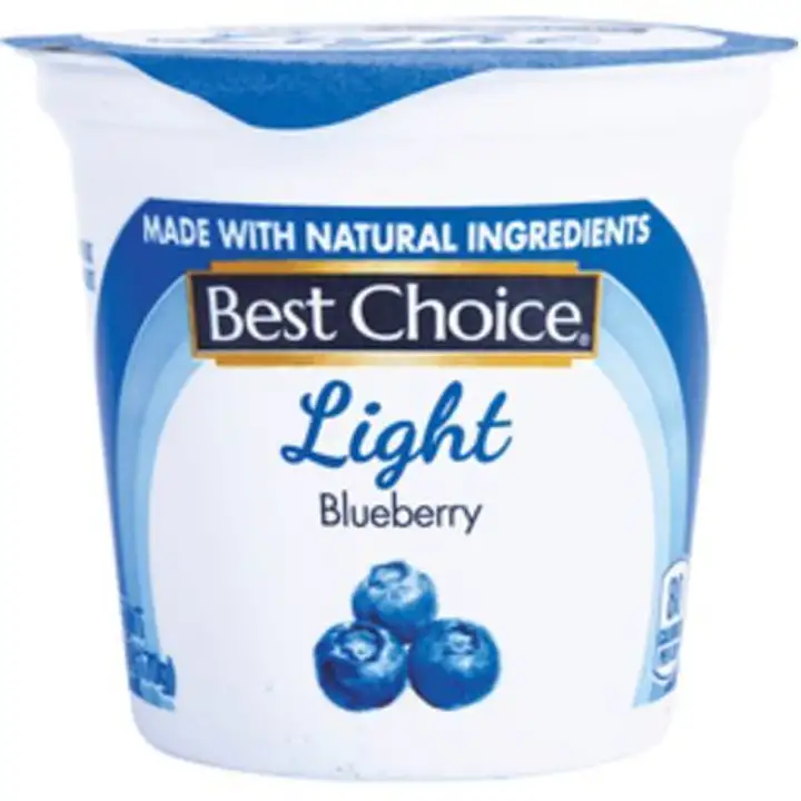 Order Best Choice Light Blueberry Yogurt - 6 Ounces food online from Fligner Market store, Lorain on bringmethat.com