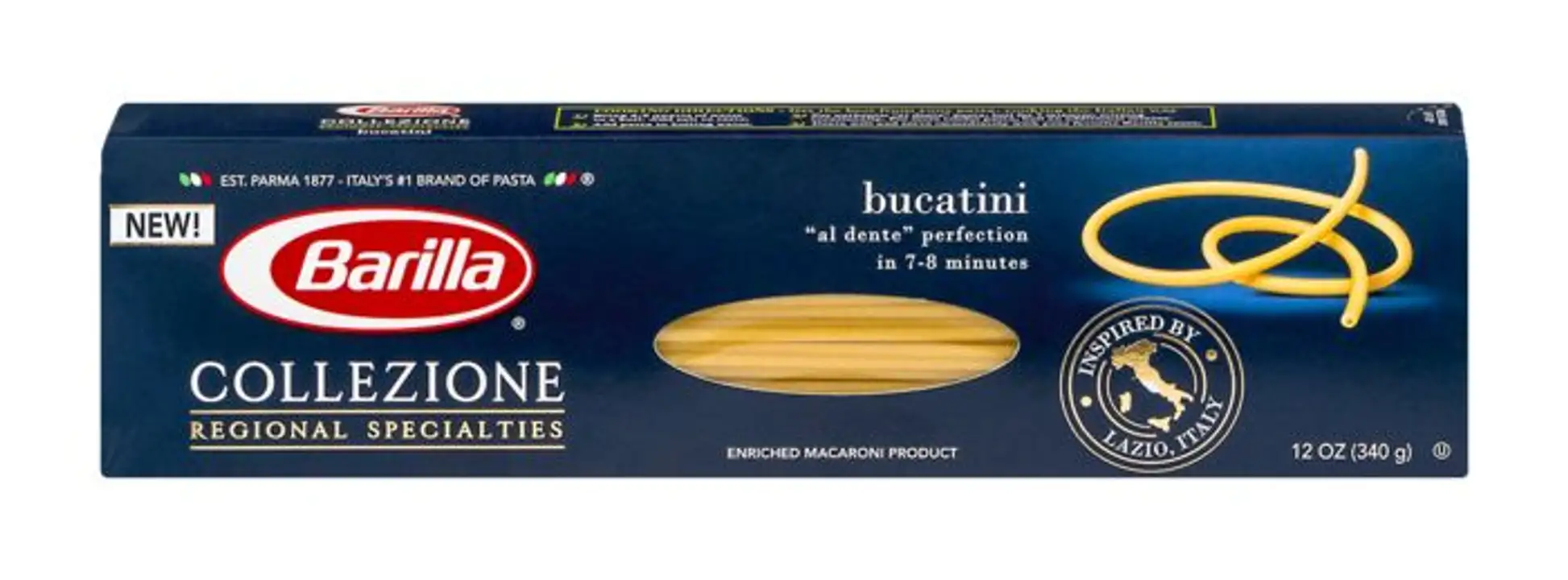 Order Barilla Artisanal Collection Bucatini - 12 Ounces food online from Holiday farms store, Roslyn Heights on bringmethat.com