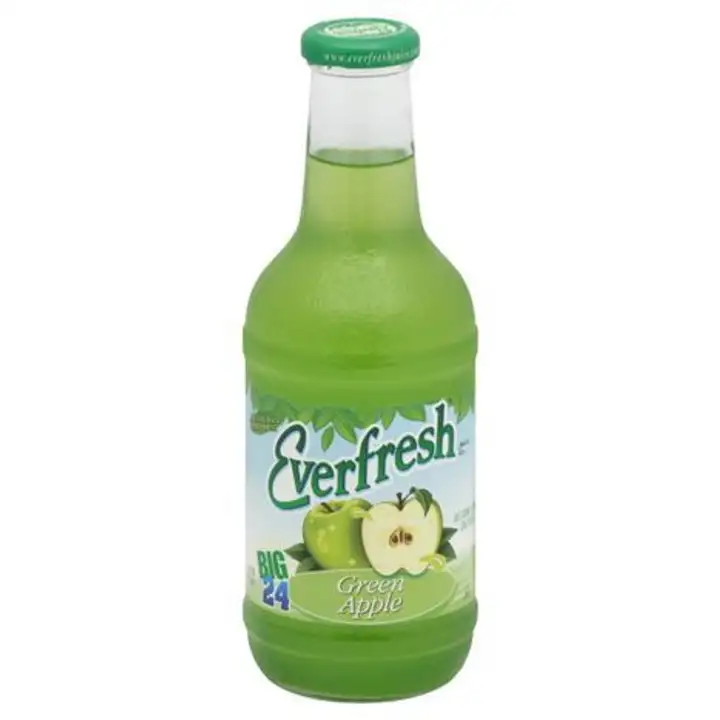 Order Everfresh Juice Drink, Green Apple - 24 Ounces food online from Fligner Market store, Lorain on bringmethat.com