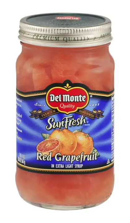 Order Del Monte Sun Fresh Red Grapefruit, In Extra Light Syrup - 20 Ounces food online from Holiday farms store, Roslyn Heights on bringmethat.com