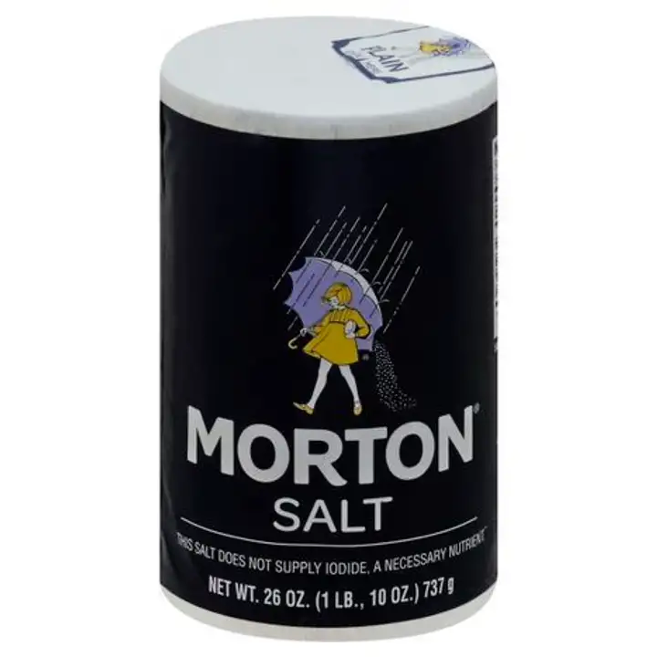 Order Morton Salt - 26 Ounces food online from Holiday farms store, Roslyn Heights on bringmethat.com