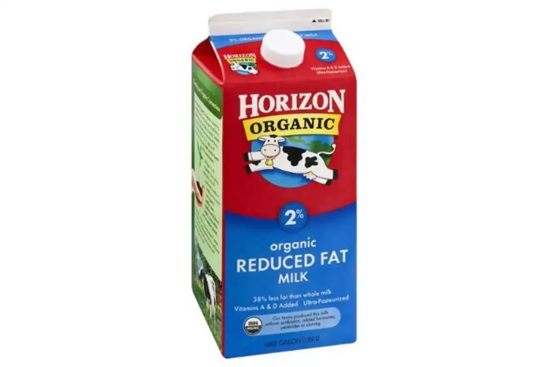 Order Horizon Organic Milk, Reduced Fat, Organic, 2% - 64 Ounces food online from Holiday farms store, Roslyn Heights on bringmethat.com