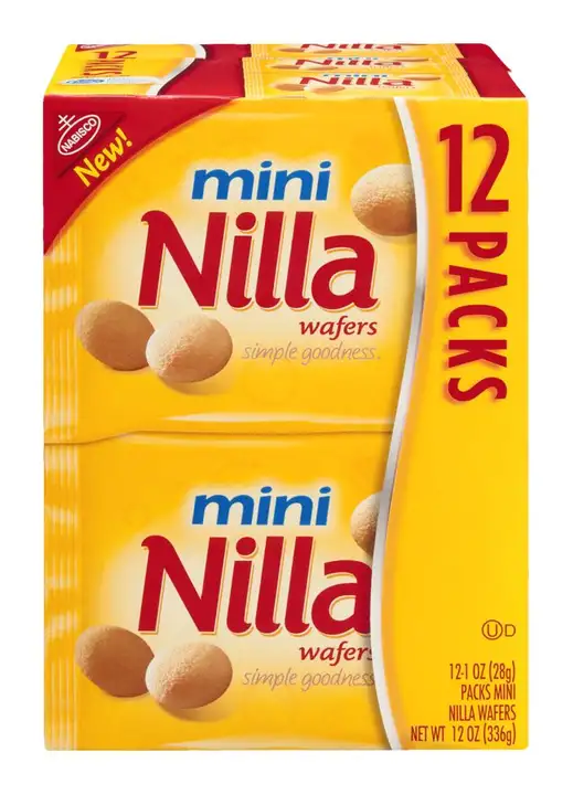 Order Nilla Wafers, Mini, 12 Packs - 12 Each food online from Holiday farms store, Roslyn Heights on bringmethat.com