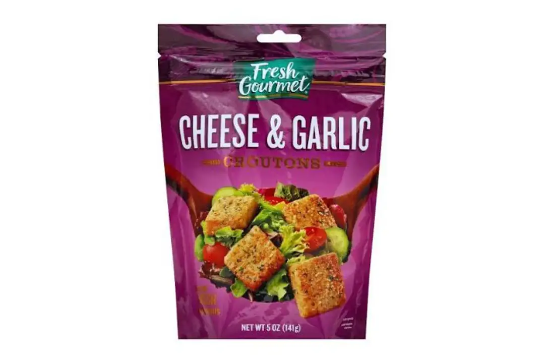 Order Fresh Gourmet Crouton, Cheese & Garlic - 5 Ounces food online from Holiday farms store, Roslyn Heights on bringmethat.com