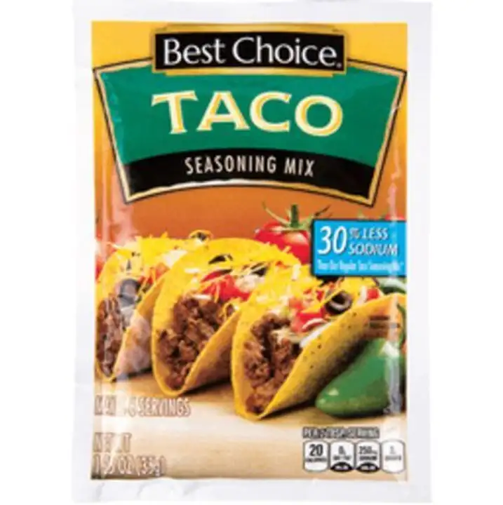 Order Best Choice Lower Sodium Taco Seasoning Mix - 1.25 Ounces food online from Fligner Market store, Lorain on bringmethat.com