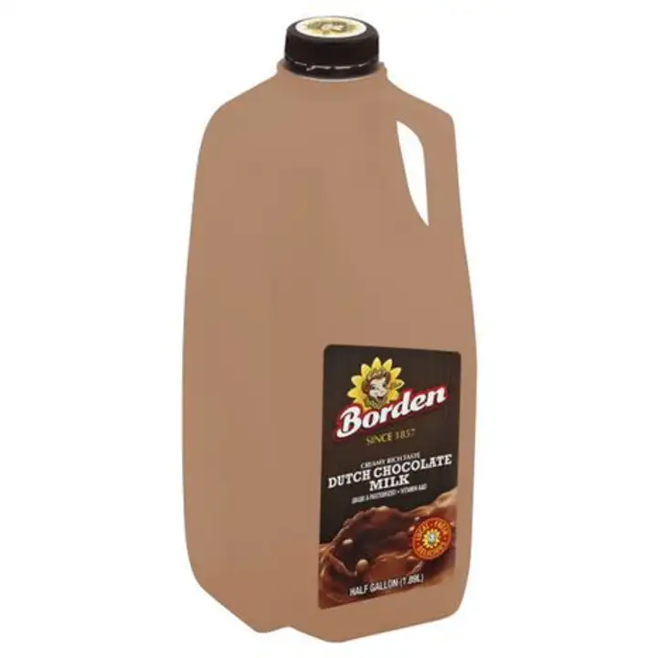 Order Borden Milk, Dutch Chocolate - 64 Ounces food online from Fligner Market store, Lorain on bringmethat.com