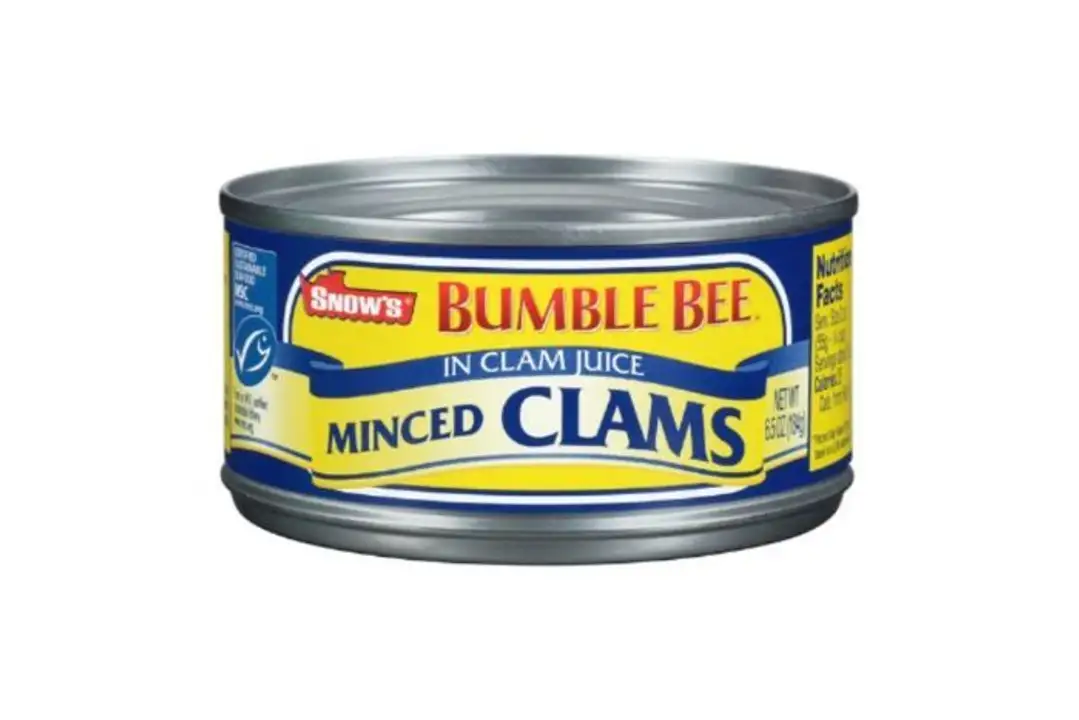 Order Bumble Bee Snow's Clams, in Clam Juice, Minced - 6.5 Ounces food online from Holiday farms store, Roslyn Heights on bringmethat.com