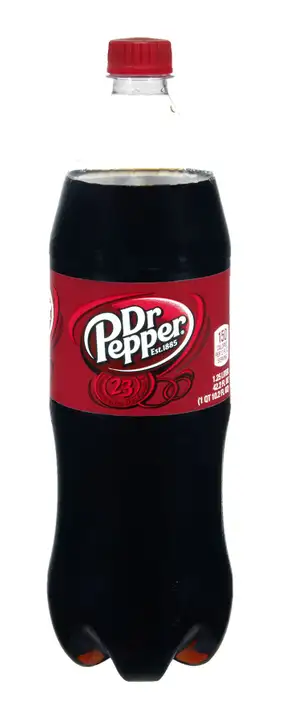 Order Dr Pepper Soda - 42.2 Ounces food online from Fligner Market store, Lorain on bringmethat.com