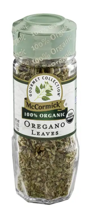 Order McCormick Gourmet Oregano, Organic - 0.5 Ounces food online from Holiday farms store, Roslyn Heights on bringmethat.com