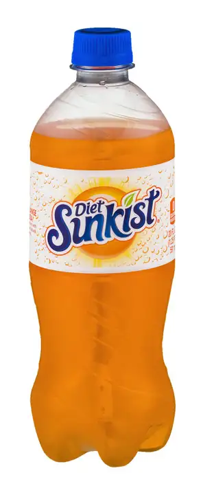 Order Sunkist Soda, Orange, Diet - 20 Ounces food online from Holiday farms store, Roslyn Heights on bringmethat.com