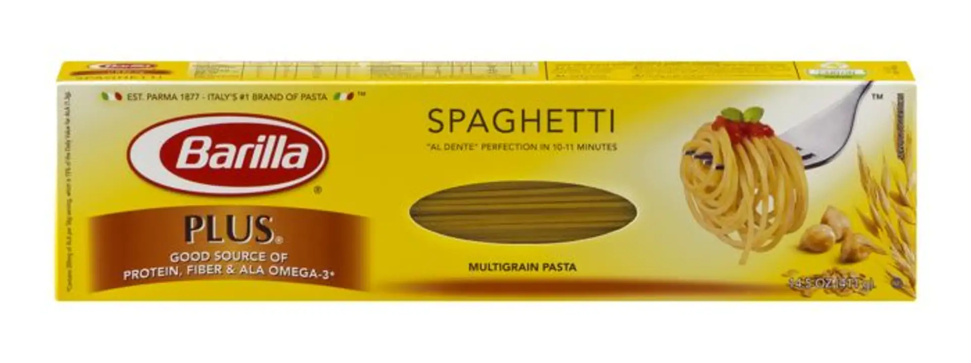 Order Barilla ProteinPlus Spaghetti - 14.5 Ounces food online from Holiday farms store, Roslyn Heights on bringmethat.com
