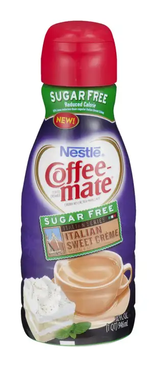 Order Coffee Mate Coffee Creamer, Sugar Free, Italian Sweet Creme - 32 Ounces food online from Holiday farms store, Roslyn Heights on bringmethat.com