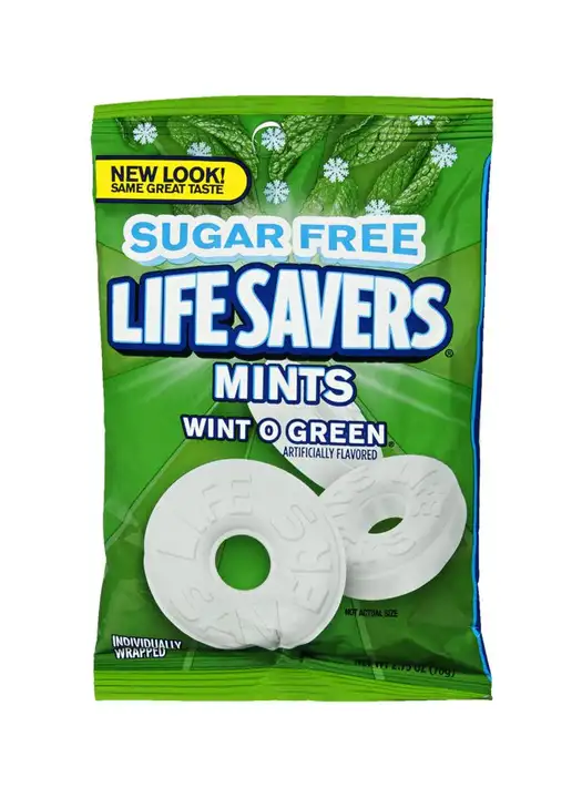 Order LifeSavers Mints, Sugar Free, Wint O Green - 2.75 Ounces food online from Holiday farms store, Roslyn Heights on bringmethat.com