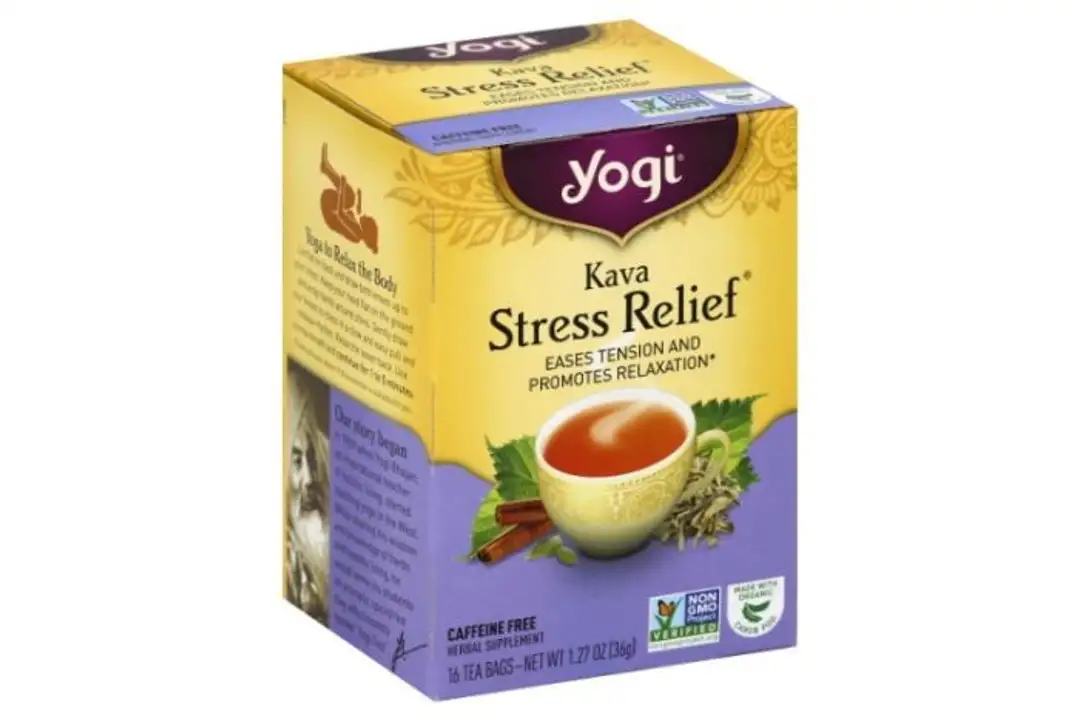 Order Yogi Tea, Kava, Stress Relief, Caffeine Free, Bags - 16 Bags food online from Whole Foods Co-Op Denfeld store, Duluth on bringmethat.com