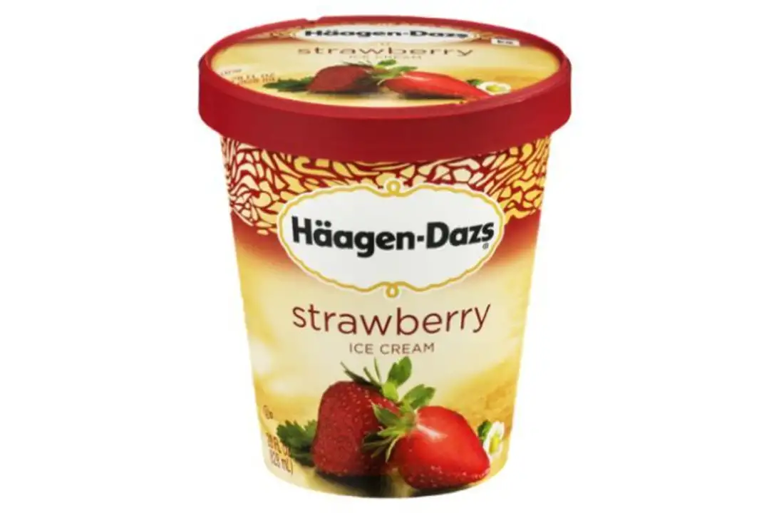Order Haagen Dazs Ice Cream, Strawberry - 32 Ounces food online from Holiday farms store, Roslyn Heights on bringmethat.com