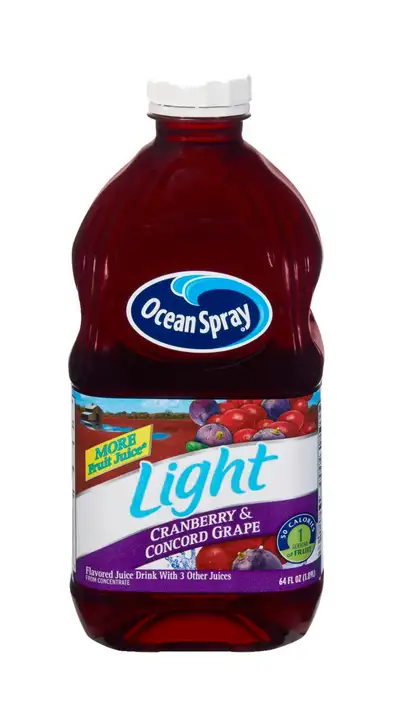 Order Ocean Spray Light Juice Drink, Lite, Cranberry & Concord Grape - 64 Ounces food online from Fligner Market store, Lorain on bringmethat.com