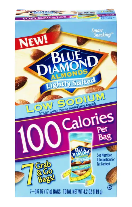 Order Blue Diamond Almonds, Lightly Salted - 7 Each food online from Holiday farms store, Roslyn Heights on bringmethat.com