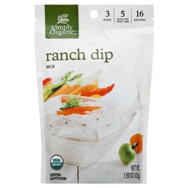 Order Simply Organic Dip Mix, Ranch - 5 Ounces food online from Whole Foods Co-Op Denfeld store, Duluth on bringmethat.com