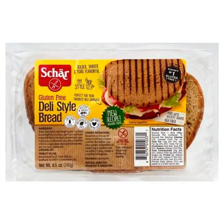 Order Schar Bread, Gluten Free, Sourdough, Deli Style - 8.5 Ounces food online from Holiday farms store, Roslyn Heights on bringmethat.com