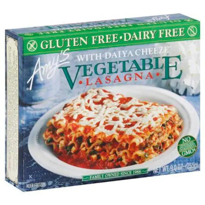 Order Amys Lasagna, Vegetable, with Daiya Cheeze - 9 Ounces food online from Novato Harvest Market store, Novato on bringmethat.com