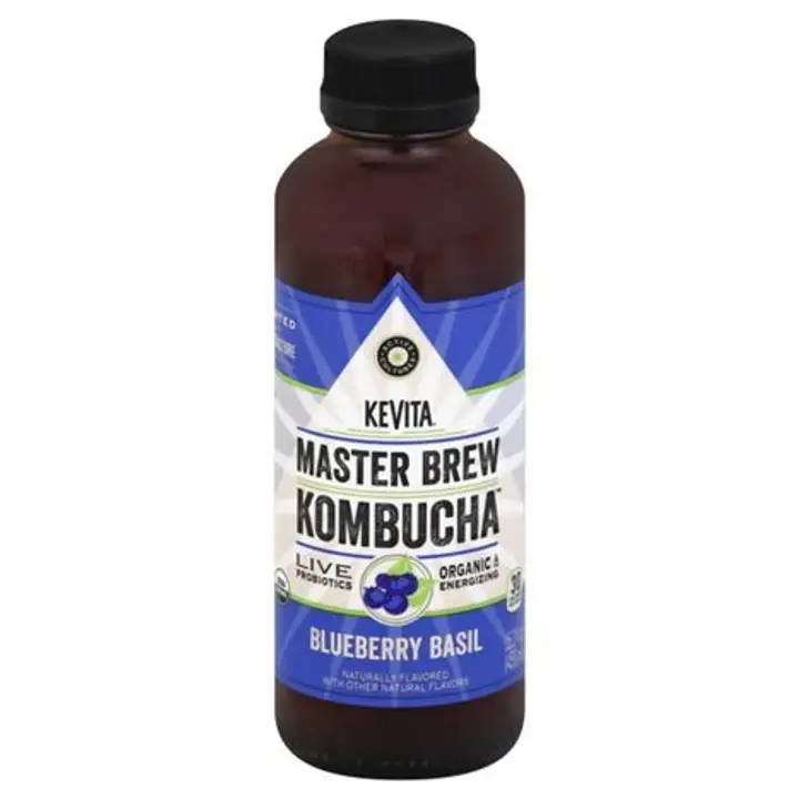 Order KeVita Kombucha, Master Brew, Blueberry Basil - 15.2 Ounces food online from Whole Foods Co-Op Denfeld store, Duluth on bringmethat.com