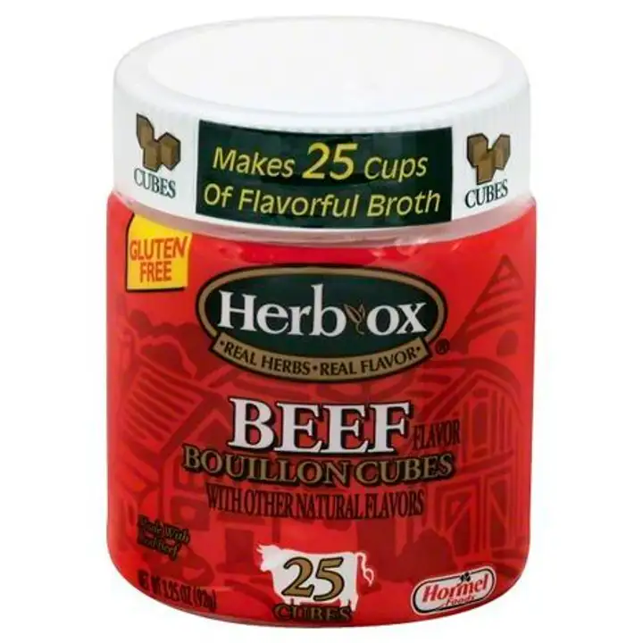Order Herb Ox Bouillon Cubes, Beef Flavor - 25 Each food online from Holiday farms store, Roslyn Heights on bringmethat.com