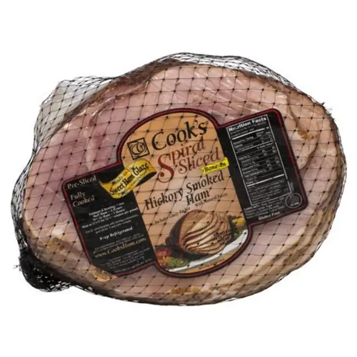 Order Cook's Spiral Smoked Ham food online from Holiday farms store, Roslyn Heights on bringmethat.com