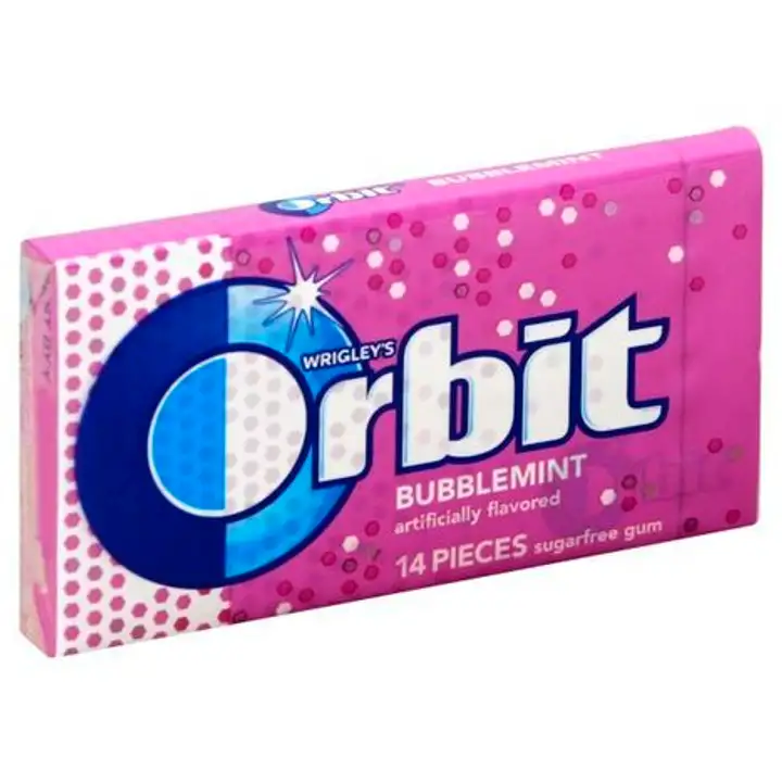Order Orbit Gum, Sugarfree, Bubblemint - 14 Count food online from Novato Harvest Market store, Novato on bringmethat.com