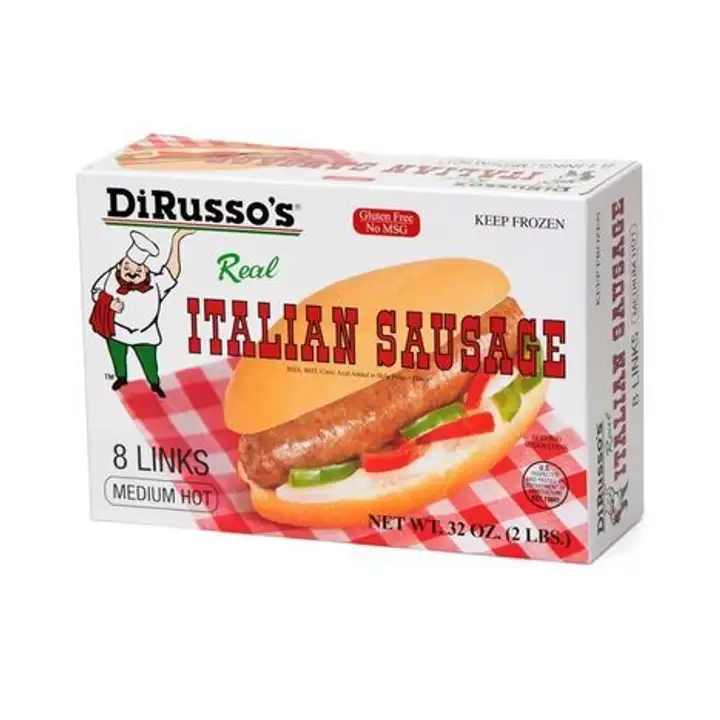 Order Dirusso's Medium Hot Italian Sausage - 2 Pounds food online from Fligner Market store, Lorain on bringmethat.com