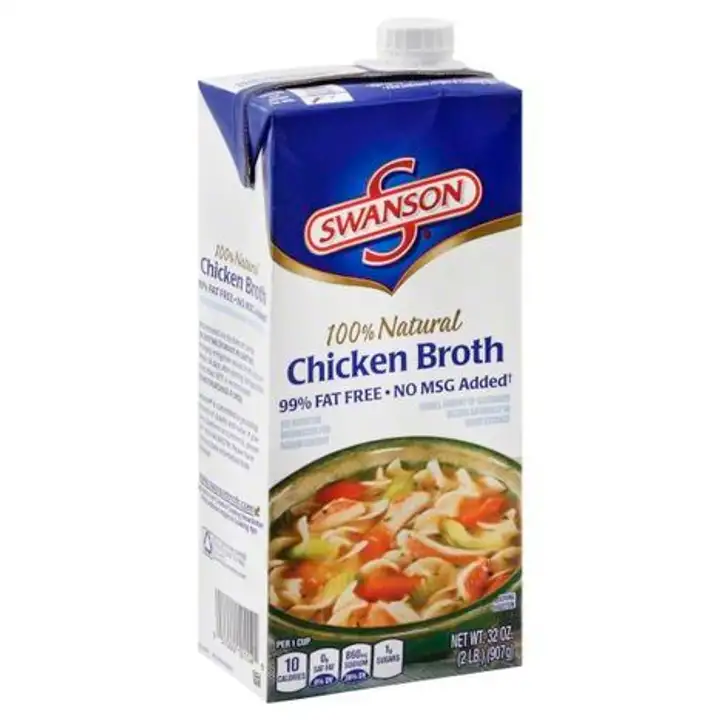 Order Swanson Broth, Chicken - 32 Ounces food online from Holiday farms store, Roslyn Heights on bringmethat.com