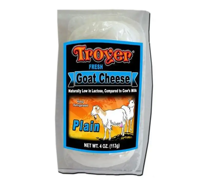 Order Troyer Plain Goat Cheese food online from Fligner Market store, Lorain on bringmethat.com