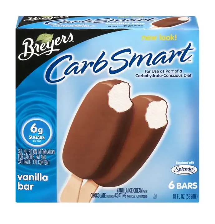 Order Breyers Carb Smart Frozen Dairy Dessert, Vanilla Bar food online from Novato Harvest Market store, Novato on bringmethat.com