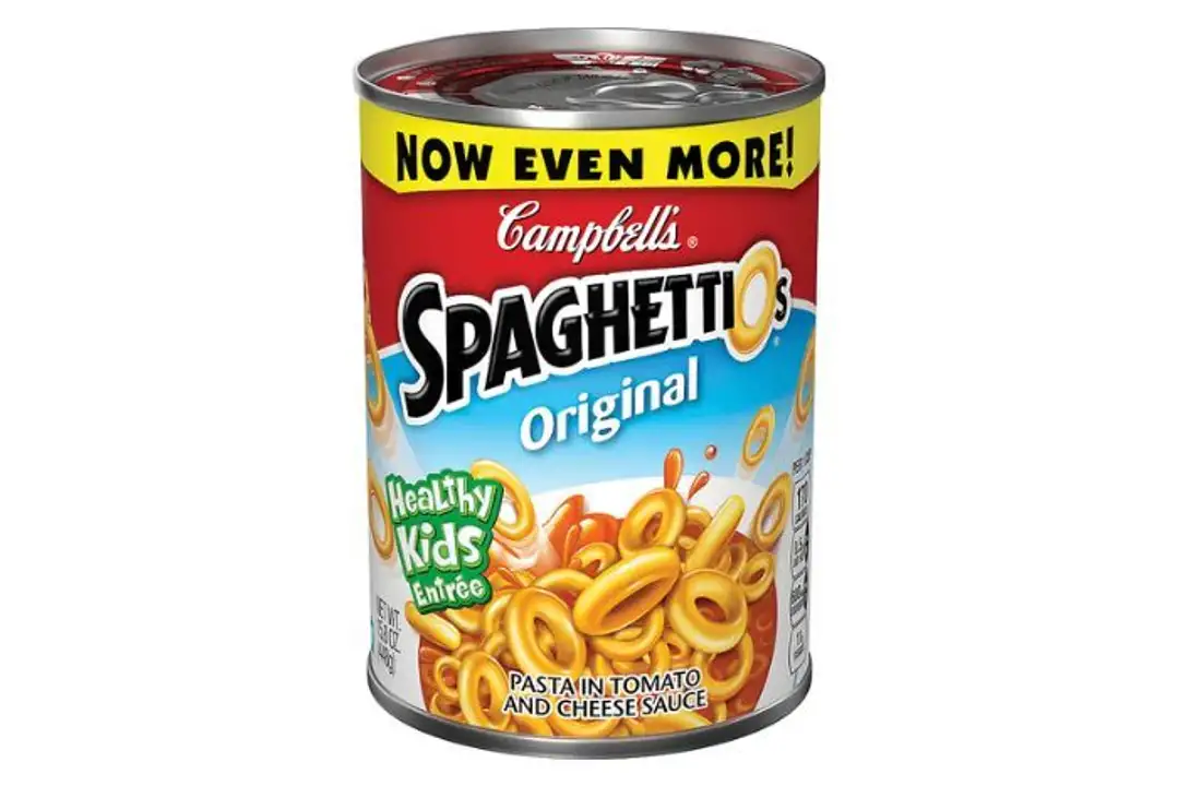 Order SpaghettiOs Pasta in Tomato and Cheese Sauce, Original - 15.8 Ounces food online from Fligner Market store, Lorain on bringmethat.com