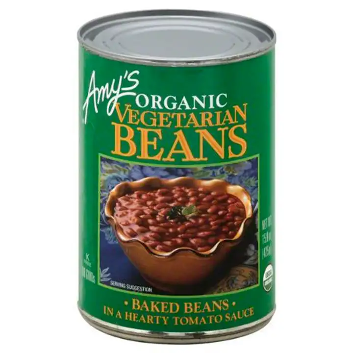 Order Amys Organic Baked Beans, Vegetarian - 15 Ounces food online from Whole Foods Co-Op Denfeld store, Duluth on bringmethat.com
