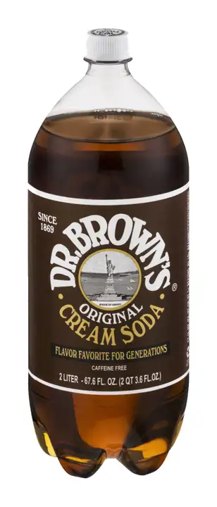 Order Dr Browns Cream Soda, Original - 67.6 Ounces food online from Holiday farms store, Roslyn Heights on bringmethat.com