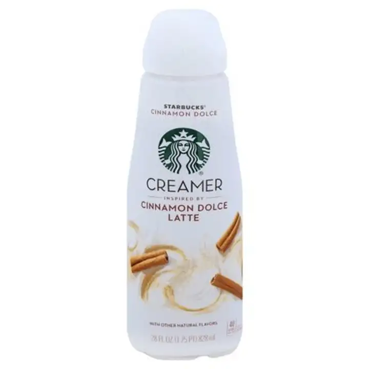 Order Starbucks Coffee Creamer, Cinnamon Dolce Latte - 28 Ounces food online from Holiday farms store, Roslyn Heights on bringmethat.com