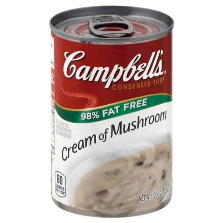 Order Campbells Soup, Condensed, Cream of Mushroom - 10.7 Ounces food online from Fligner Market store, Lorain on bringmethat.com