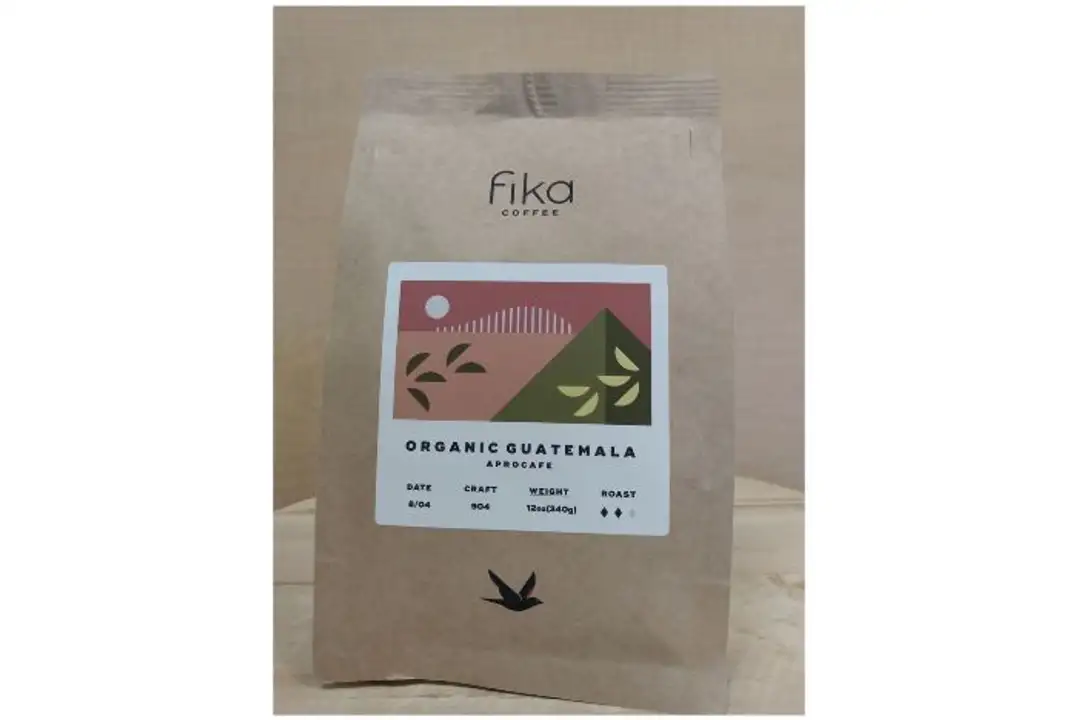 Order Fika Coffee Organic Guatemalan, Whole Bean, 12 oz food online from Whole Foods Co-Op Denfeld store, Duluth on bringmethat.com