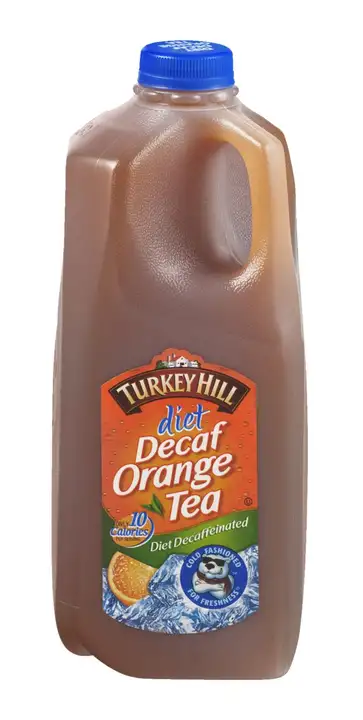Order Turkey Hill Tea, Orange, Diet, Decaf - 64 Ounces food online from Holiday farms store, Roslyn Heights on bringmethat.com