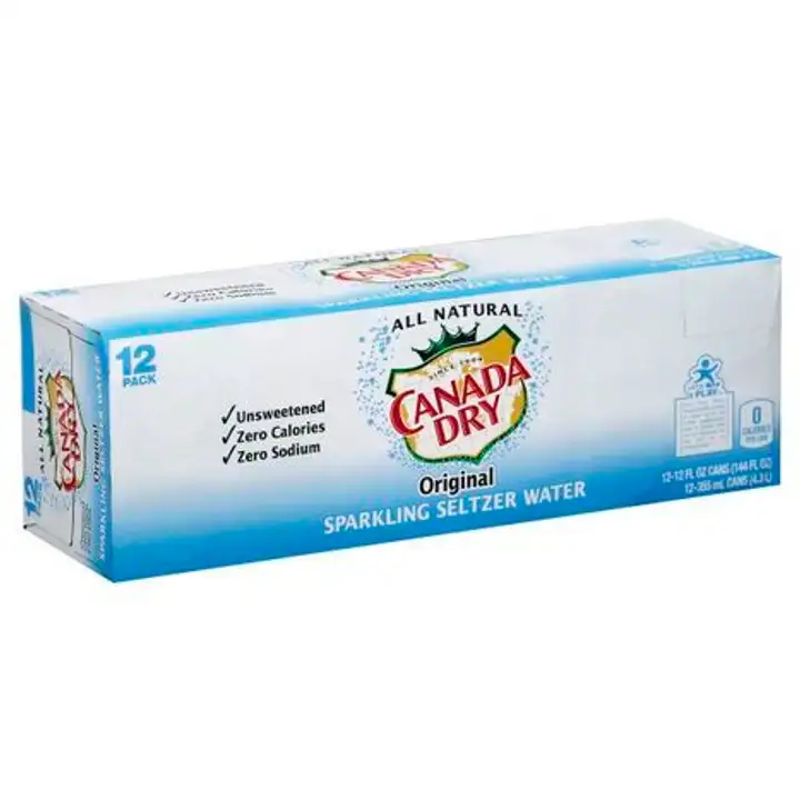 Order Canada Dry Seltzer Water, Sparkling, Original - 12 Each food online from Holiday farms store, Roslyn Heights on bringmethat.com