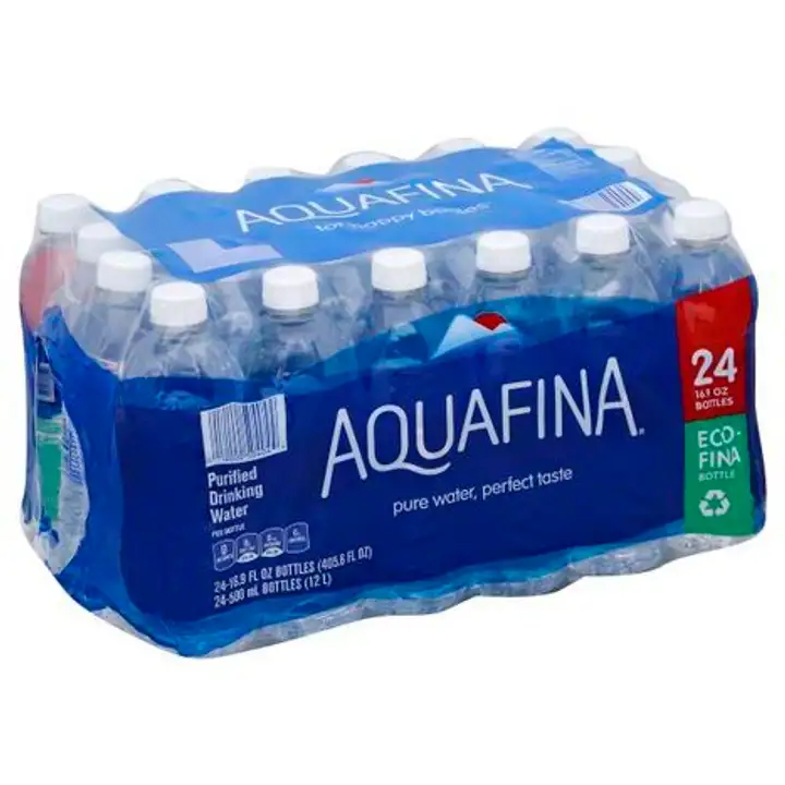 Order Aquafina Water, Purified Drinking - 24 Each food online from Fligner Market store, Lorain on bringmethat.com