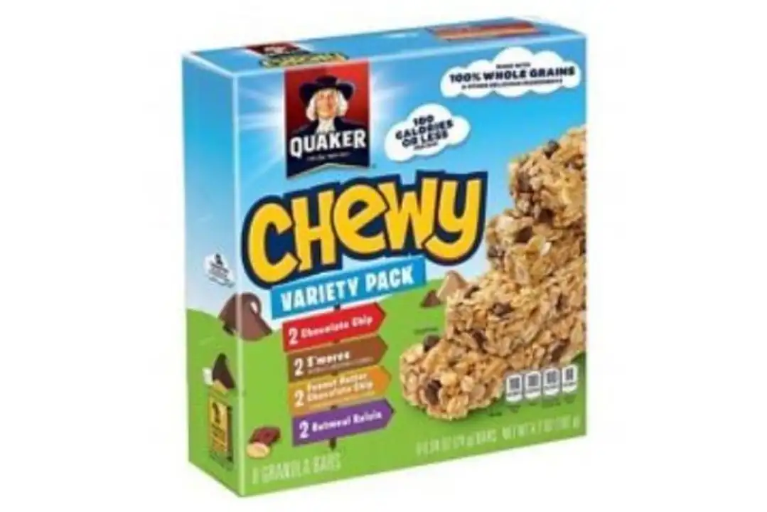 Order Quaker Chewy Granola Bars, Variety Pack - 6.7 Ounces (Pack of 8) food online from Holiday farms store, Roslyn Heights on bringmethat.com