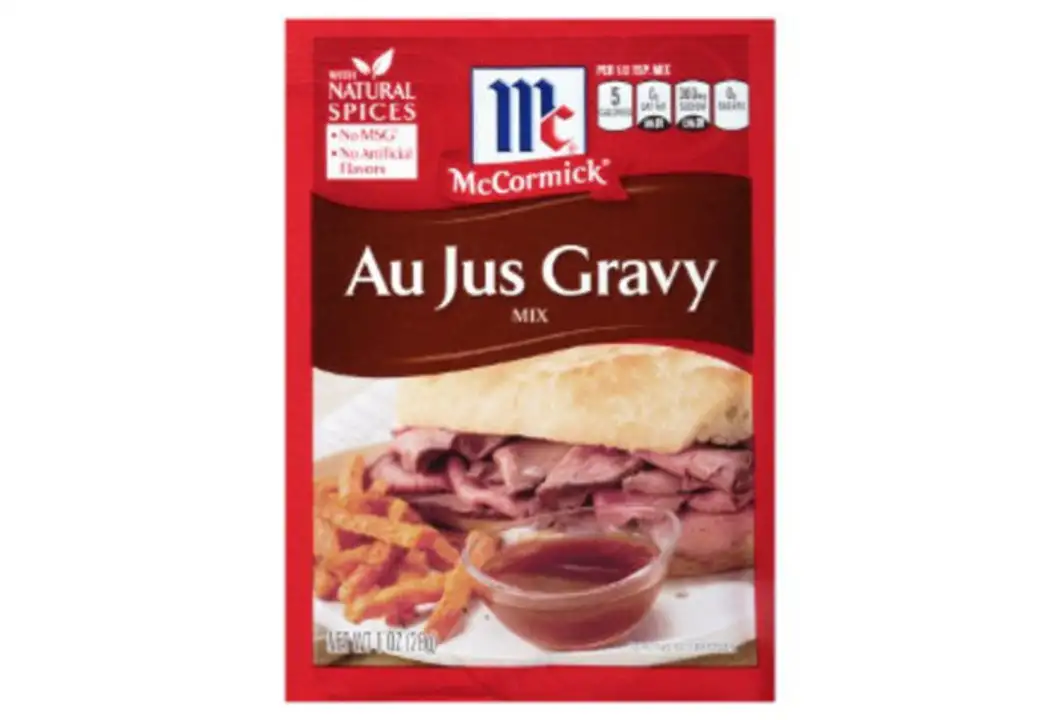 Order Mccormick Au Jus Gravy Mix, - 1 Ounce food online from Fligner Market store, Lorain on bringmethat.com