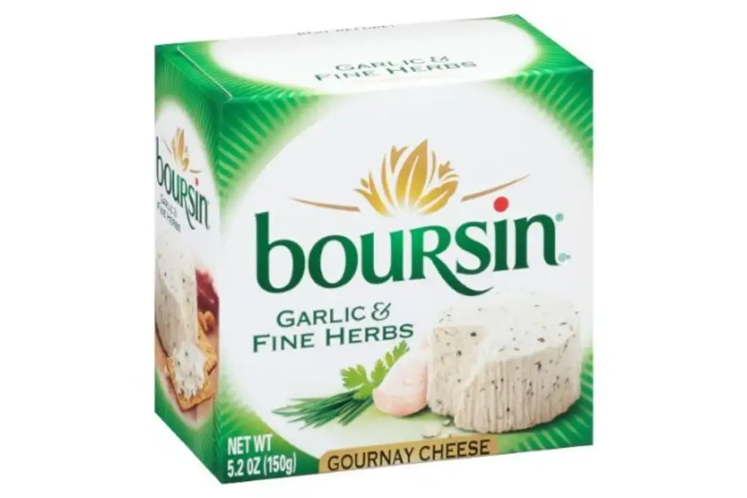 Order Boursin Cheese, Gournay, Garlic & Fine Herbs - 5.2 Ounces food online from Novato Harvest Market store, Novato on bringmethat.com