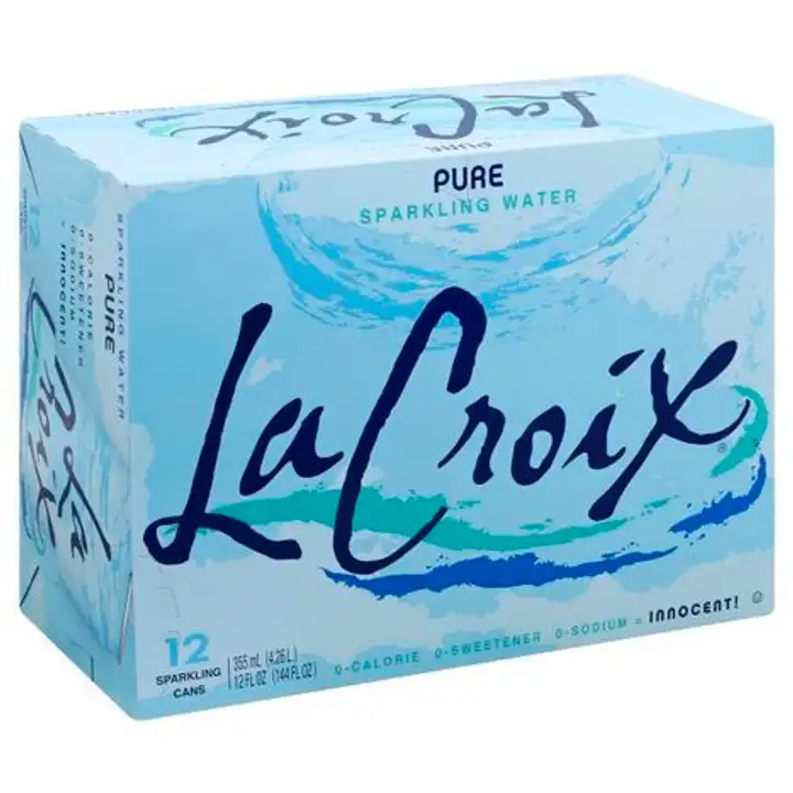 Order LaCroix Sparkling Water, Pure - 12 Fluid Ounces (Pack of 12) food online from Whole Foods Co-Op Denfeld store, Duluth on bringmethat.com