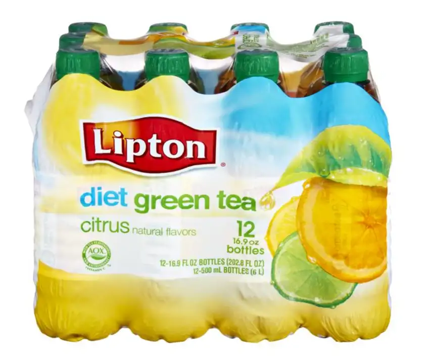 Order Lipton Green Tea, Diet, Citrus - 12 Each food online from Holiday farms store, Roslyn Heights on bringmethat.com