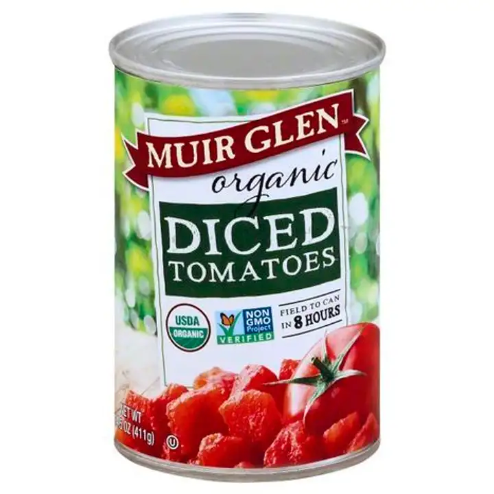 Order Muir Glen Organic Tomatoes, Diced - 14.5 Ounces food online from Novato Harvest Market store, Novato on bringmethat.com