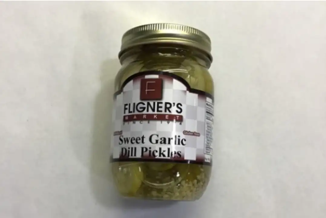 Order Fligner's Sweet Garlic Pickles food online from Fligner Market store, Lorain on bringmethat.com